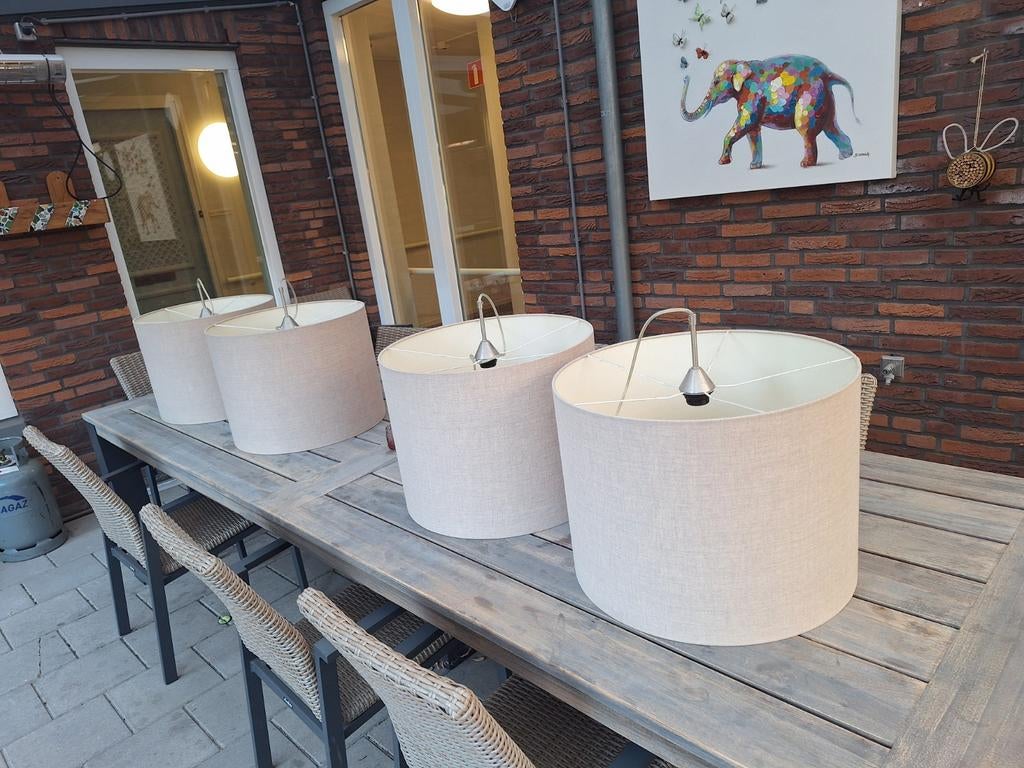 4 lampenkappen, Huis en Inrichting, Lampen | Lampenkappen, Ophalen of Verzenden