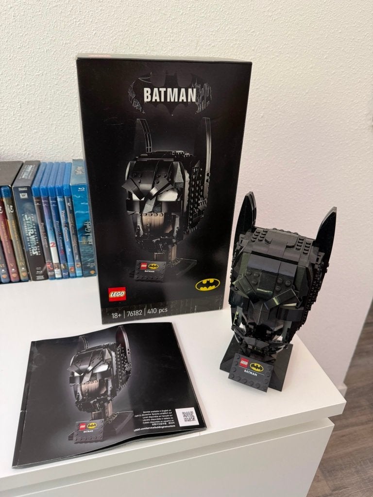 Lego 76182 Batman Cowl met doos en instructies, Inclusief instructies, Lego, Architecture, Ophalen of Verzenden