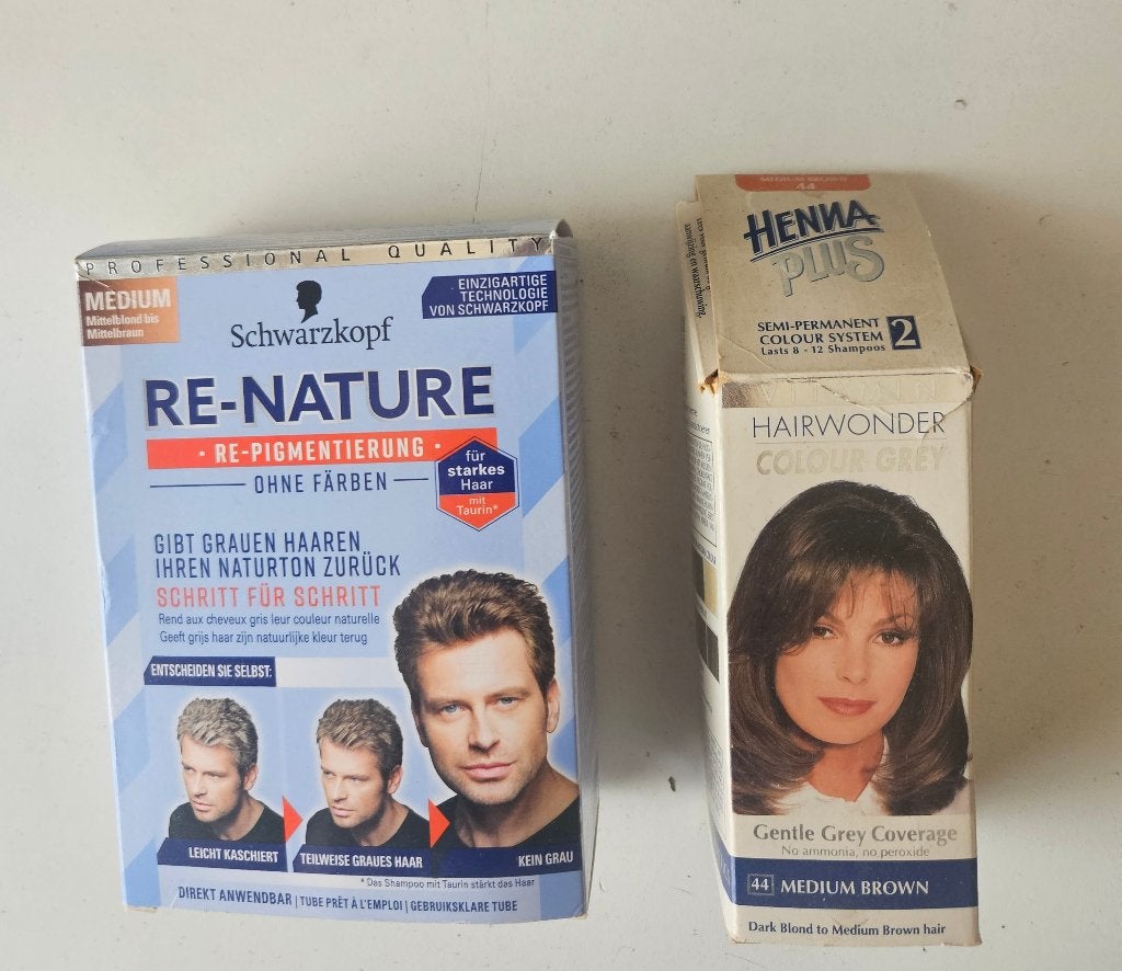 2x semipermanent haarverf shampoo middenbruin, Ophalen of Verzenden, Nieuw, Shampoo of Conditioner