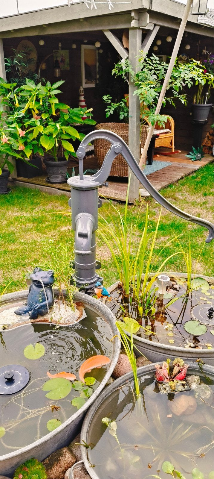 hand waterpomp, Ophalen, Zo goed als nieuw, Gietijzer