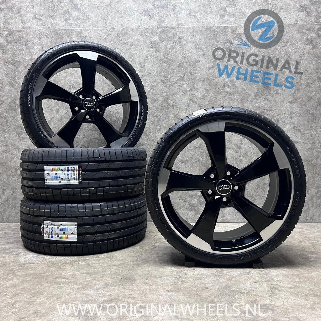 19 inch originele rotor velgen + zomerbanden Audi RS3, 19 inch, Audi, Gebruikt, Banden en Velgen