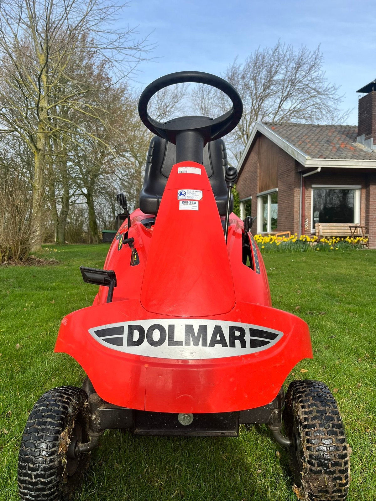 Dolmar zitmaaier met mulchfunctie, Tuin en Terras, Ophalen, Gebruikt, Mulchfunctie