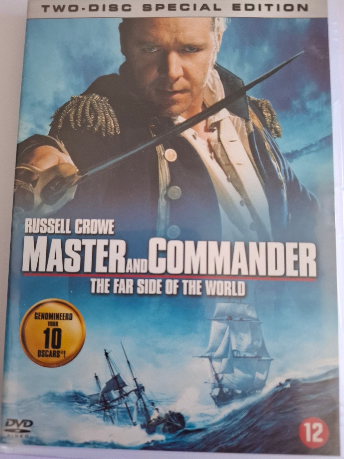 Master and commander 2 discs, Cd's en Dvd's, Alle leeftijden, Ophalen of Verzenden, Zo goed als nieuw