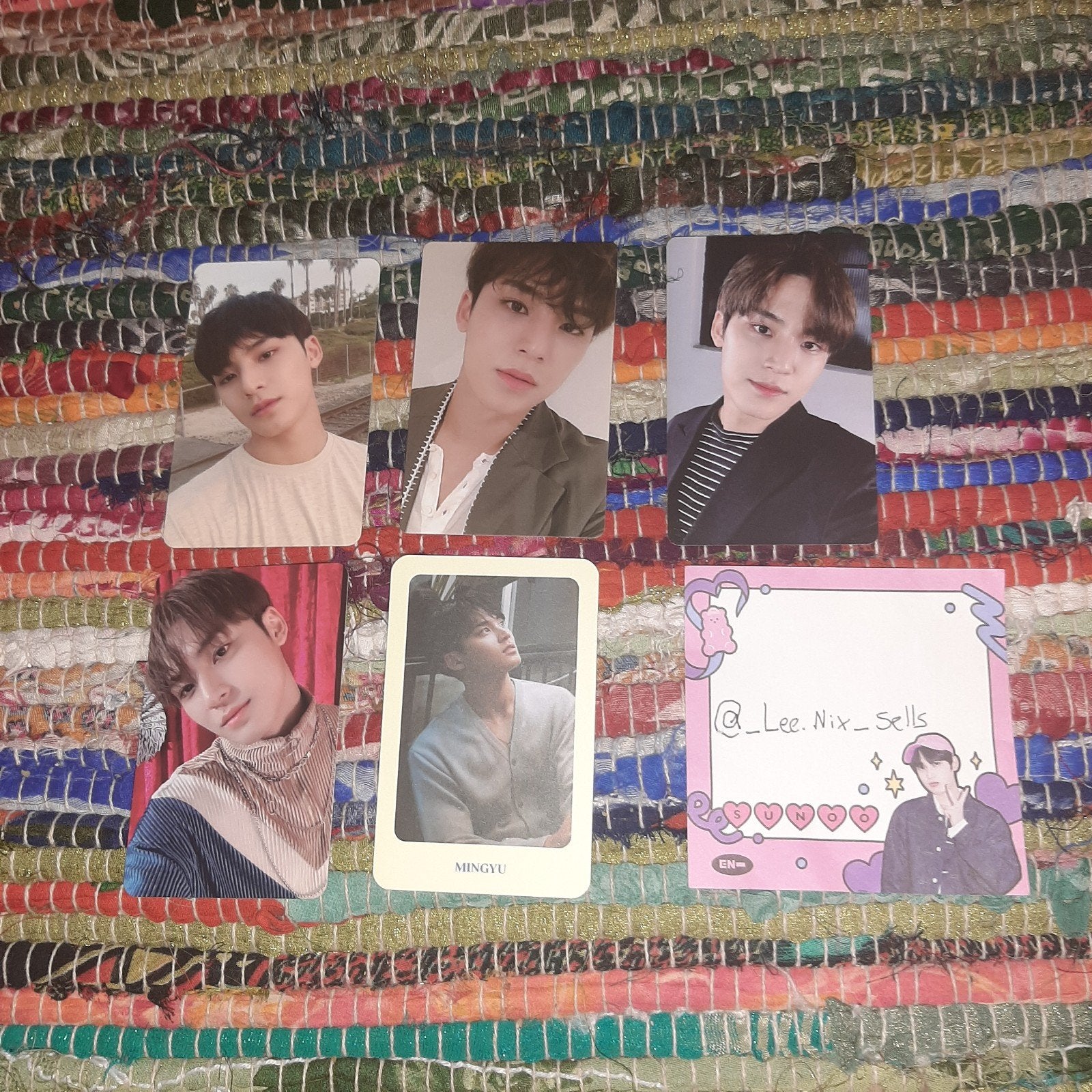Seventeen mingyu photocards set voor €23 ( kpop ), Ophalen of Verzenden