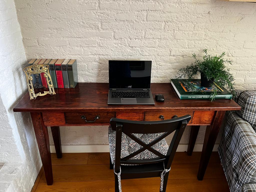 Console tafel/ office tafel, Huis en Inrichting, Ophalen, Zo goed als nieuw, 25 tot 50 cm, Rechthoekig