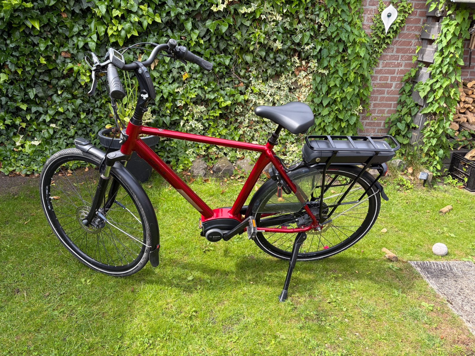 Stella herenfiets 57 cm middenmotor, 55 tot 59 cm, Ophalen, Zo goed als nieuw, Overige merken