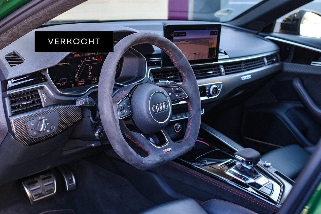 Audi RS4 2.9 TFSI Quattro *Pano*B&O*360 Camera*RS-Stoelen*Ke, Auto's, Audi, Automaat, Gebruikt, Leder, Vierwielaandrijving