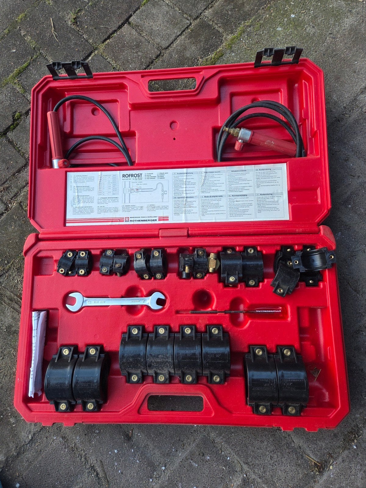Rothenberger Rofrost Pijpbevriezer Set - Compleet, Ophalen of Verzenden, Gebruikt, Overige typen
