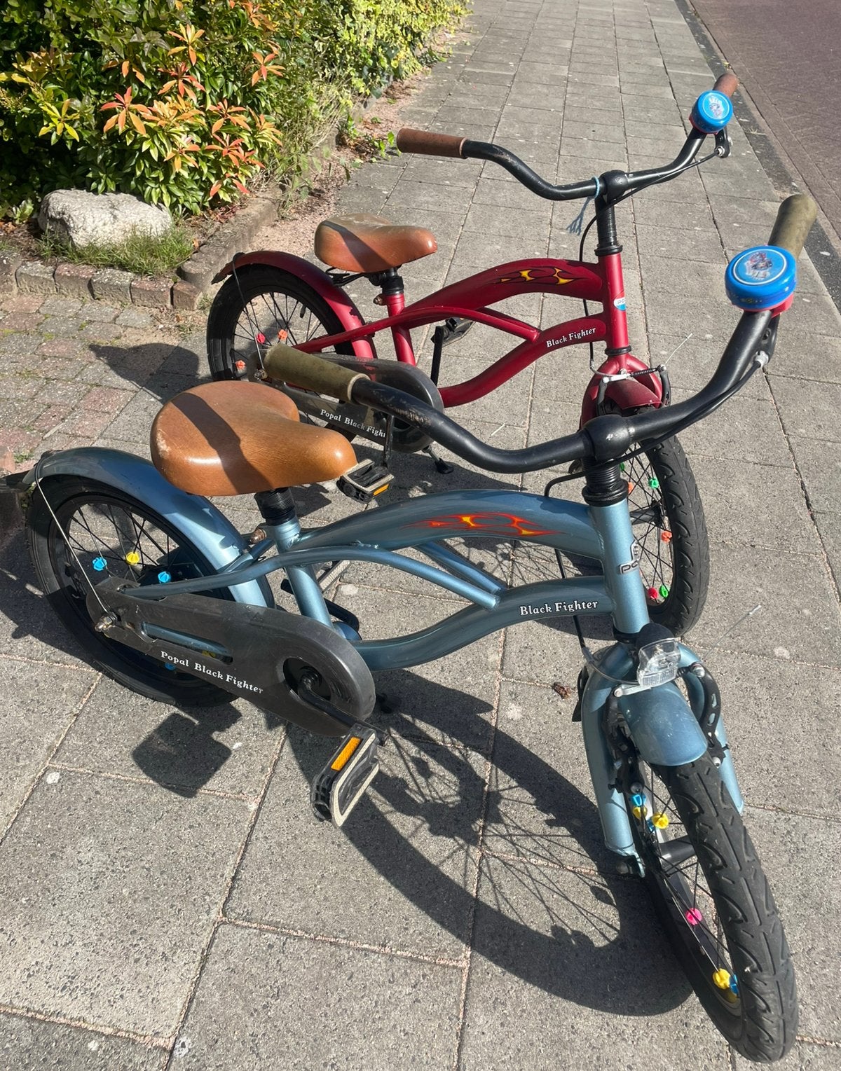 Kinderfiets 16 inch 2x, Ophalen, Gebruikt, Staal, 16 tot 20 inch