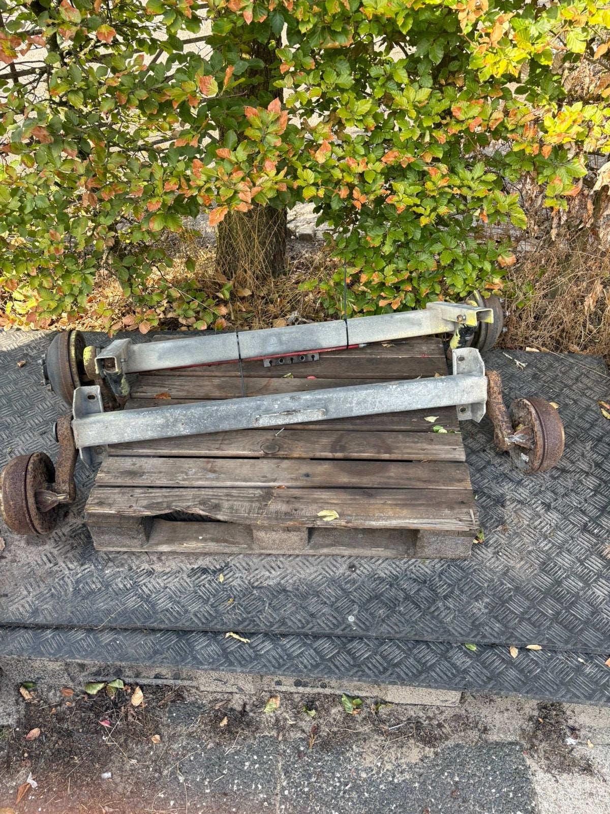Torsie assen 1350 kg, Auto diversen, Aanhangwagen-onderdelen, Ophalen, Gebruikt