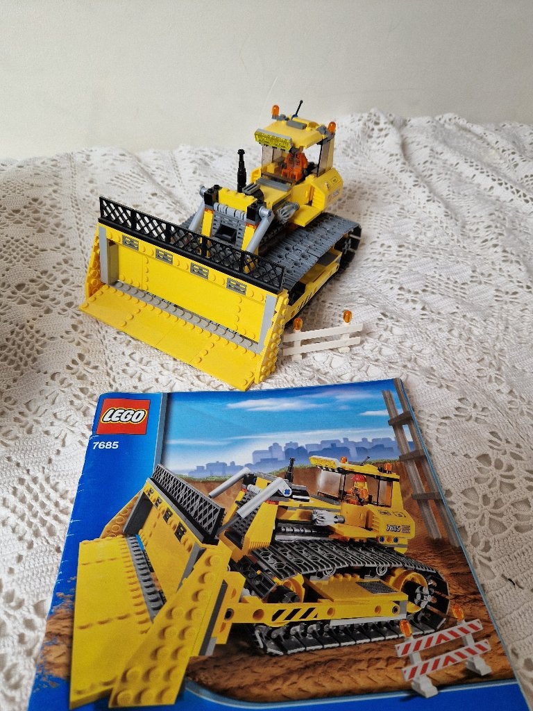 Lego bulldozer, 7685, City, Lego, Overige typen, Ophalen of Verzenden
