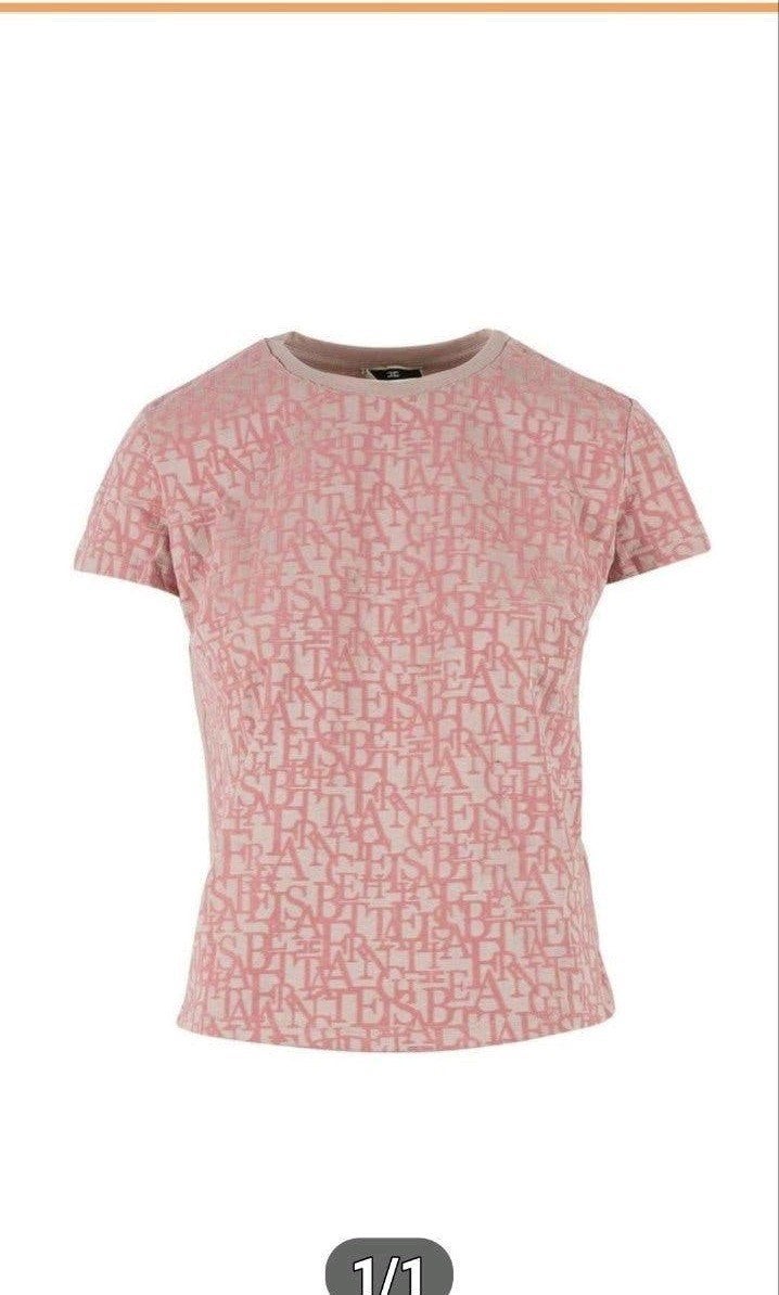 T-shirt Elisabetta Franchi, Kleding | Dames, Overige kleuren, Elisabetta Franchi, Zo goed als nieuw, Korte mouw