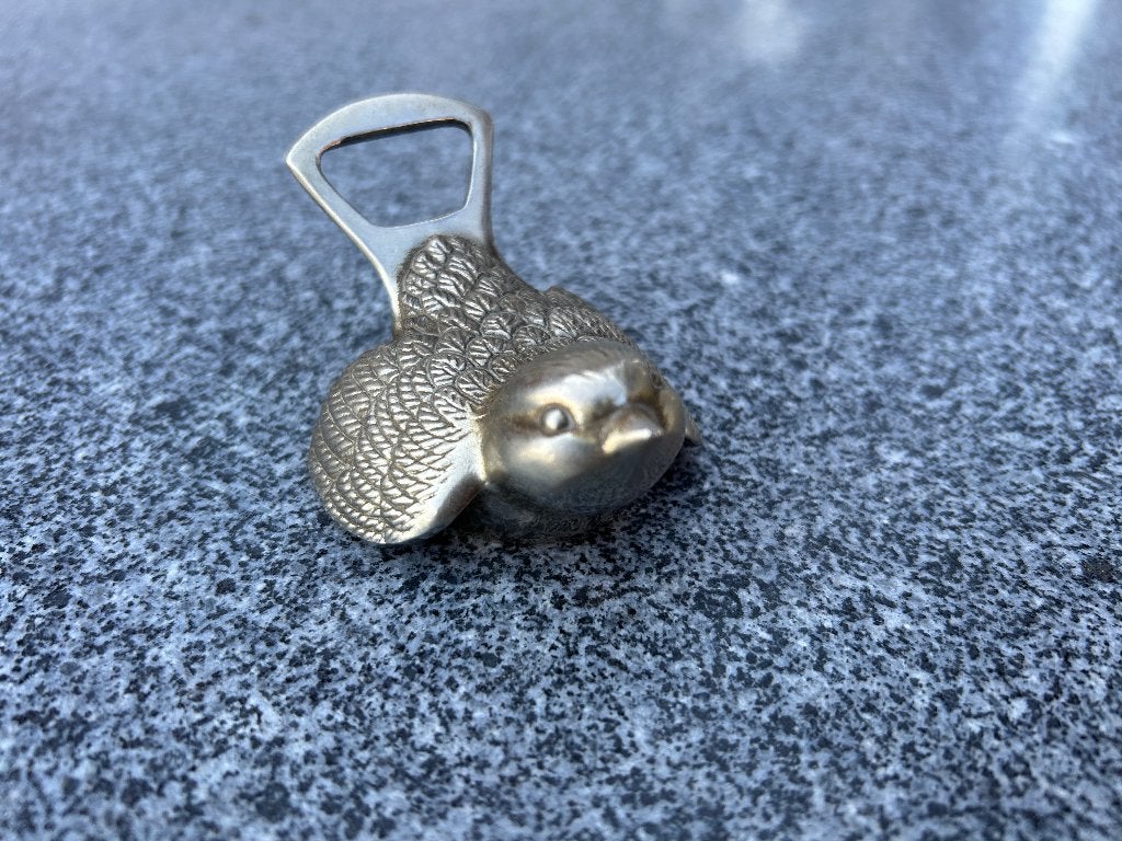 vintage flesopener in de vorm van een vogel, Ophalen of Verzenden