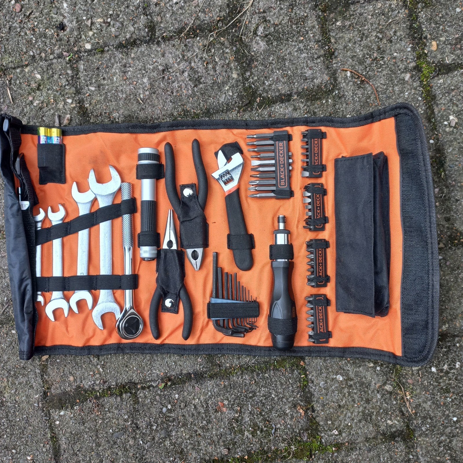 gereedschapset, Ophalen
