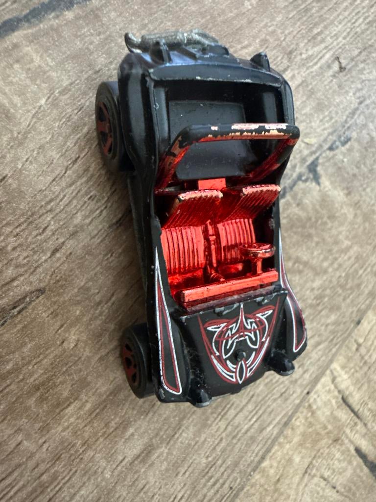 Hot Wheels 2002 Meyers Manx Zwart/Rood, Ophalen of Verzenden, Gebruikt