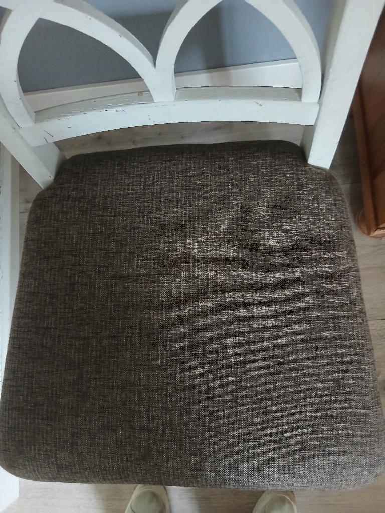 Eetkamerstoelen, Huis en Inrichting, Stoelen, Ophalen, Gebruikt, Bruin, Vier