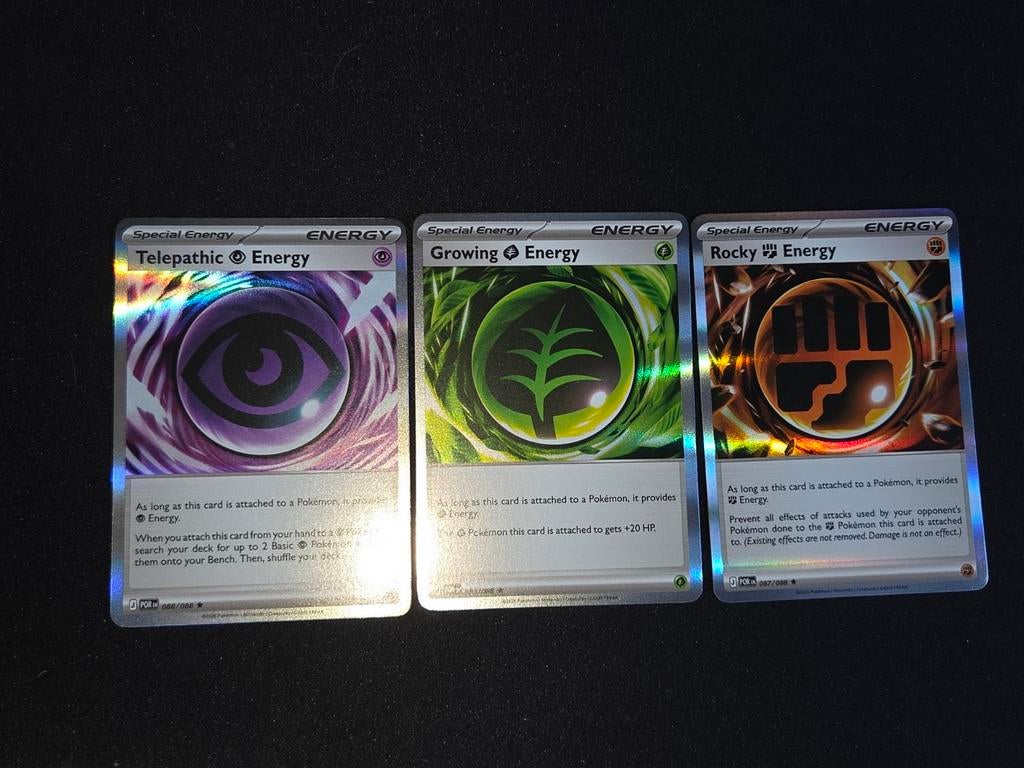3 Holo Energy Cards, Ophalen of Verzenden, Meerdere kaarten