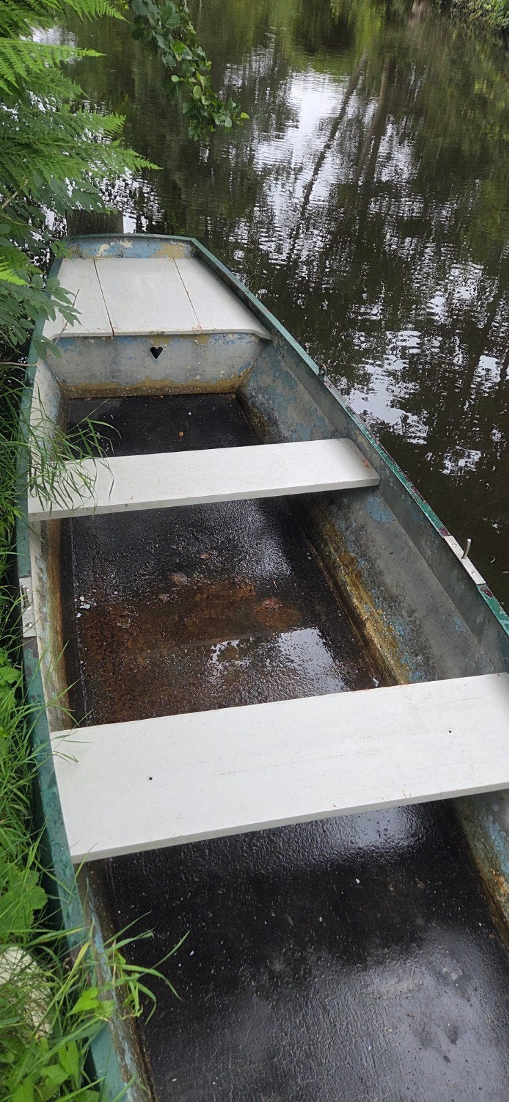 Stalen schouw. Gegalvaniseerd., Watersport en Boten, Ophalen of Verzenden, Gebruikt, Staal