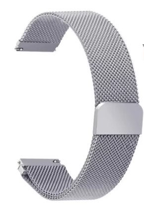 Metalen Horlogeband Voor Samsung Galaxy Fit 2 R220 Band Pols, Ophalen of Verzenden, Zwart, Android