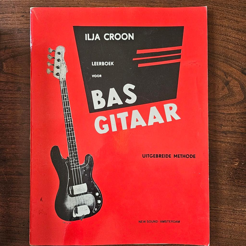 Ilja Croon Leerboek voor Basgitaar - Uitgebreide Methode, Muziek en Instrumenten, Bladmuziek, Ophalen of Verzenden