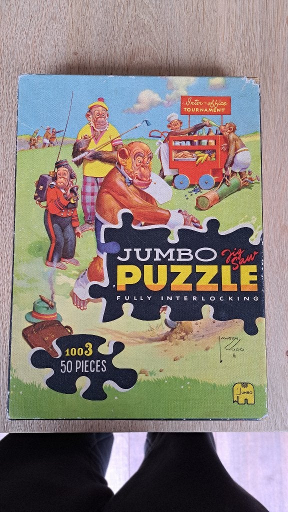 Jumbo puzzel - 50 stukjes, Ophalen of Verzenden, Minder dan 500 stukjes, Gebruikt, Legpuzzel