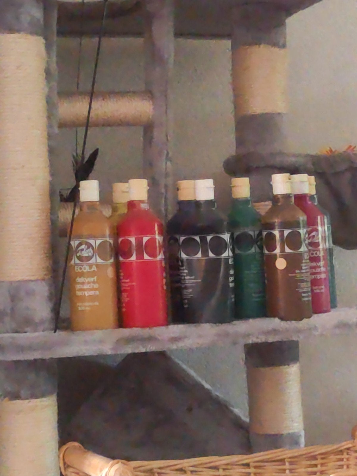 7 flessen dekverf gouache, Hobby en Vrije tijd, Schilderen, Ophalen