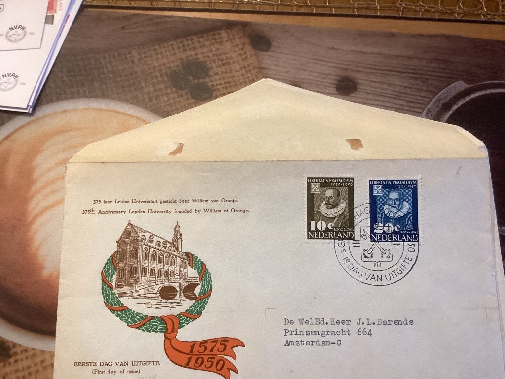 No3331 E3 gelopen Amsterdam  Nederland jaargangen fdc 1963, Verzenden, Onbeschreven, Nederland