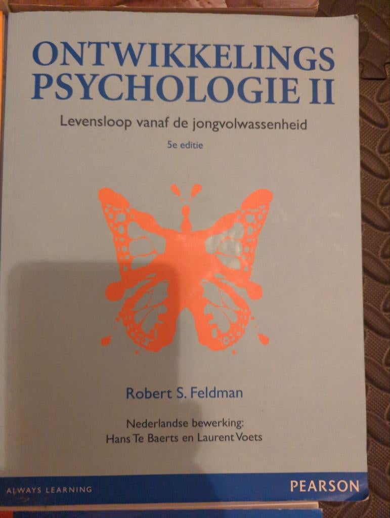 Ontwikkelingspsychologie II - Robert S. Feldman, Ophalen of Verzenden