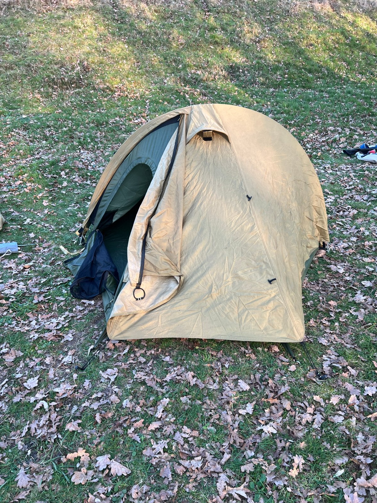 Perry Sport Borah Koepeltent - 2 persoons, Caravans en Kamperen, Ophalen of Verzenden, Gebruikt, Tot en met 2