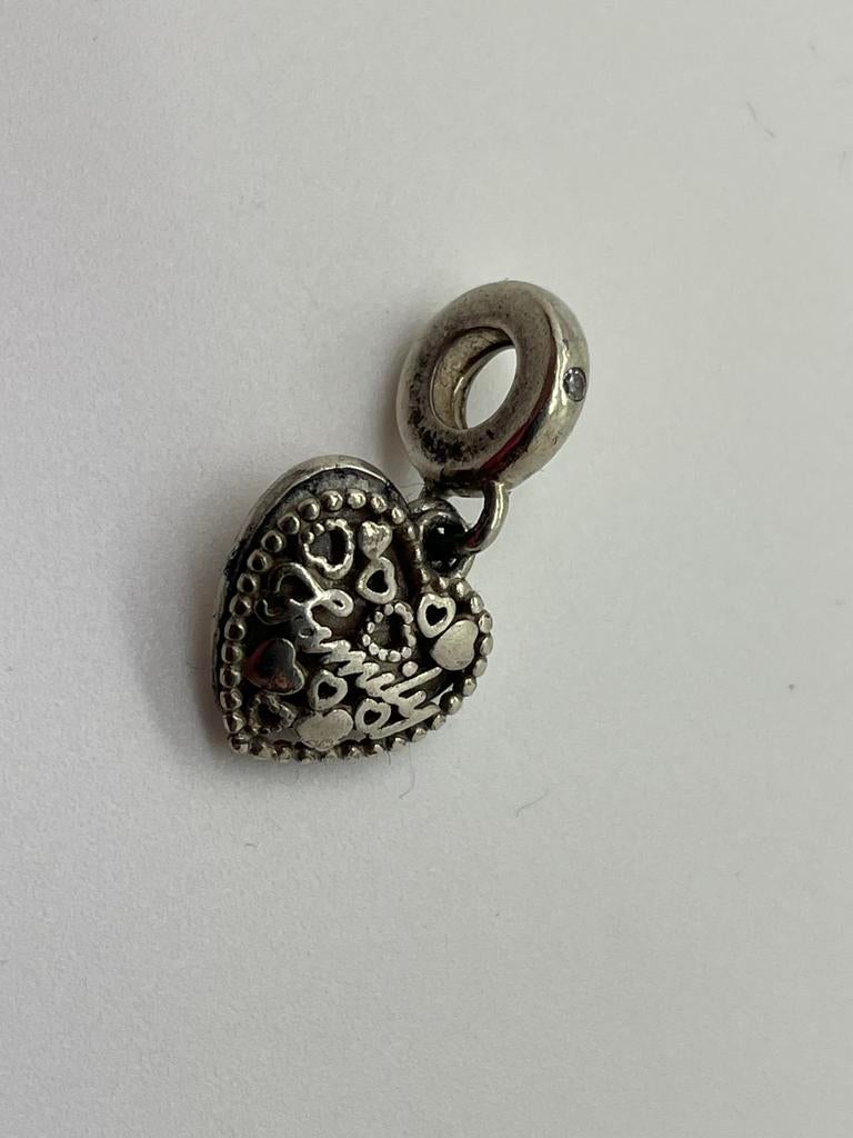 D368 Pandora zilveren bedel family, Pandora, Ophalen of Verzenden, X, Zilver
