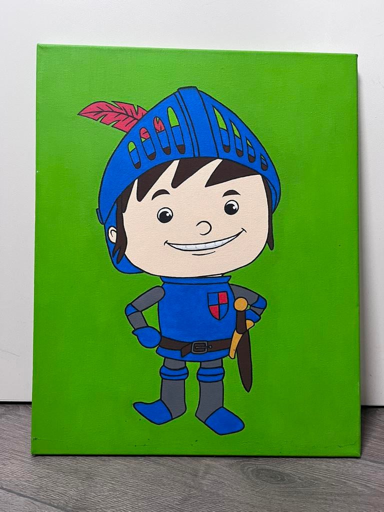 Schilderij van Mike de Ridder, Ophalen of Verzenden, Wanddecoratie