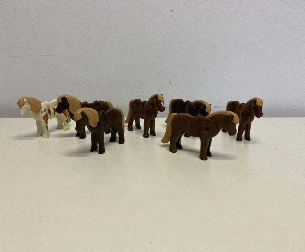 Dieren nr 86: Pony Ranch Farm Boerderij Rosa Western 3769, Gebruikt, Losse onderdelen, Overige typen, Ophalen of Verzenden
