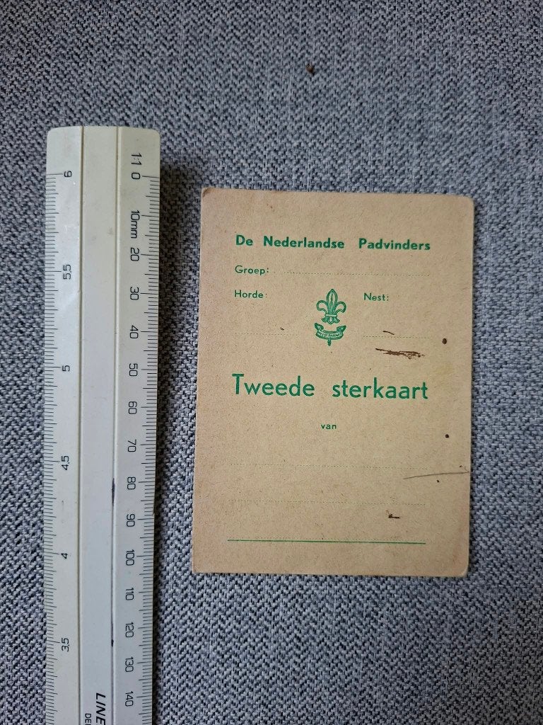 Tweede Sterkaart (onbeschreven), Verzenden, Zo goed als nieuw, Overige typen