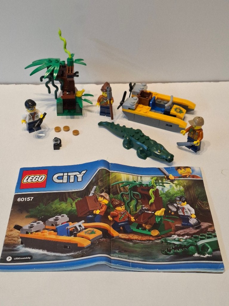 Lego City 60157+60158+60159 3 sets Jungle, City, Lego, Zo goed als nieuw, Complete set