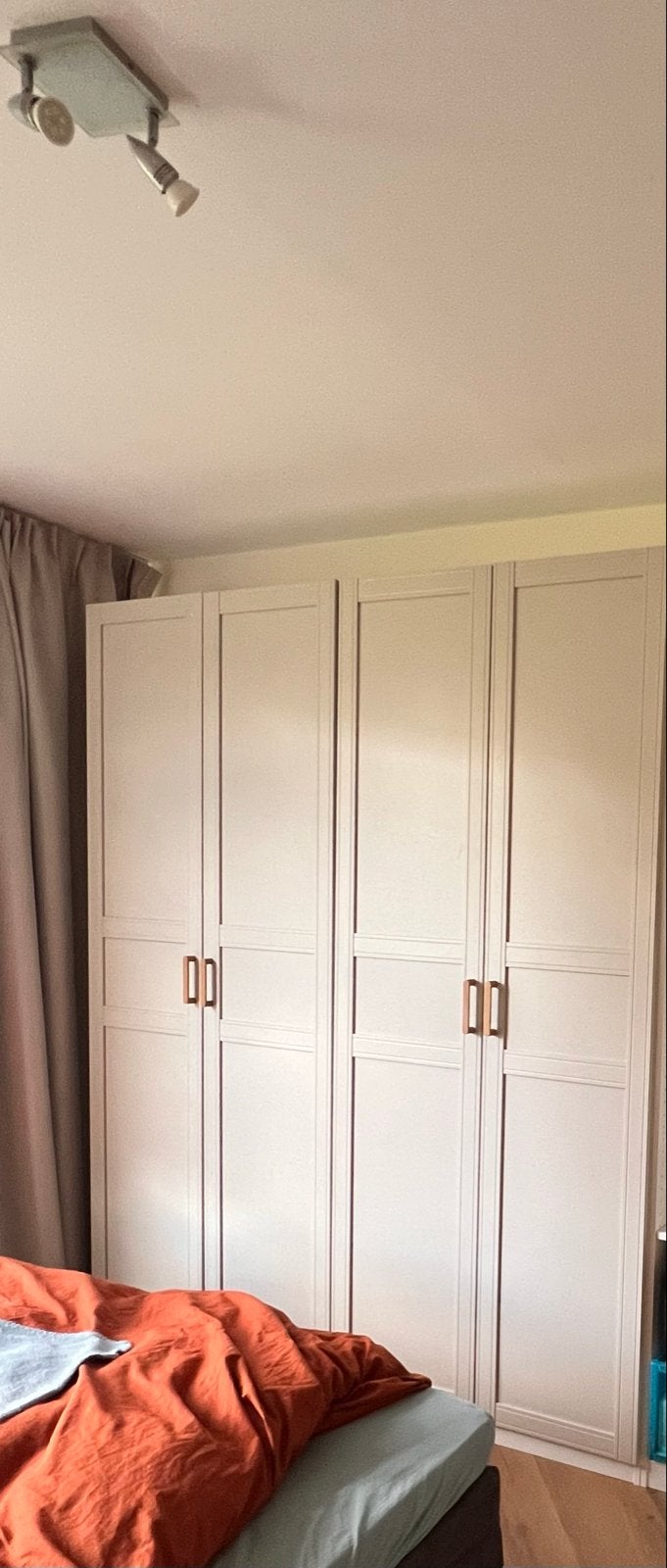 IKEA FLISBERGET deur lichtbeige 50x229 4 stuks, Huis en Inrichting, Ophalen, 200 cm of meer, Zo goed als nieuw, 25 tot 50 cm