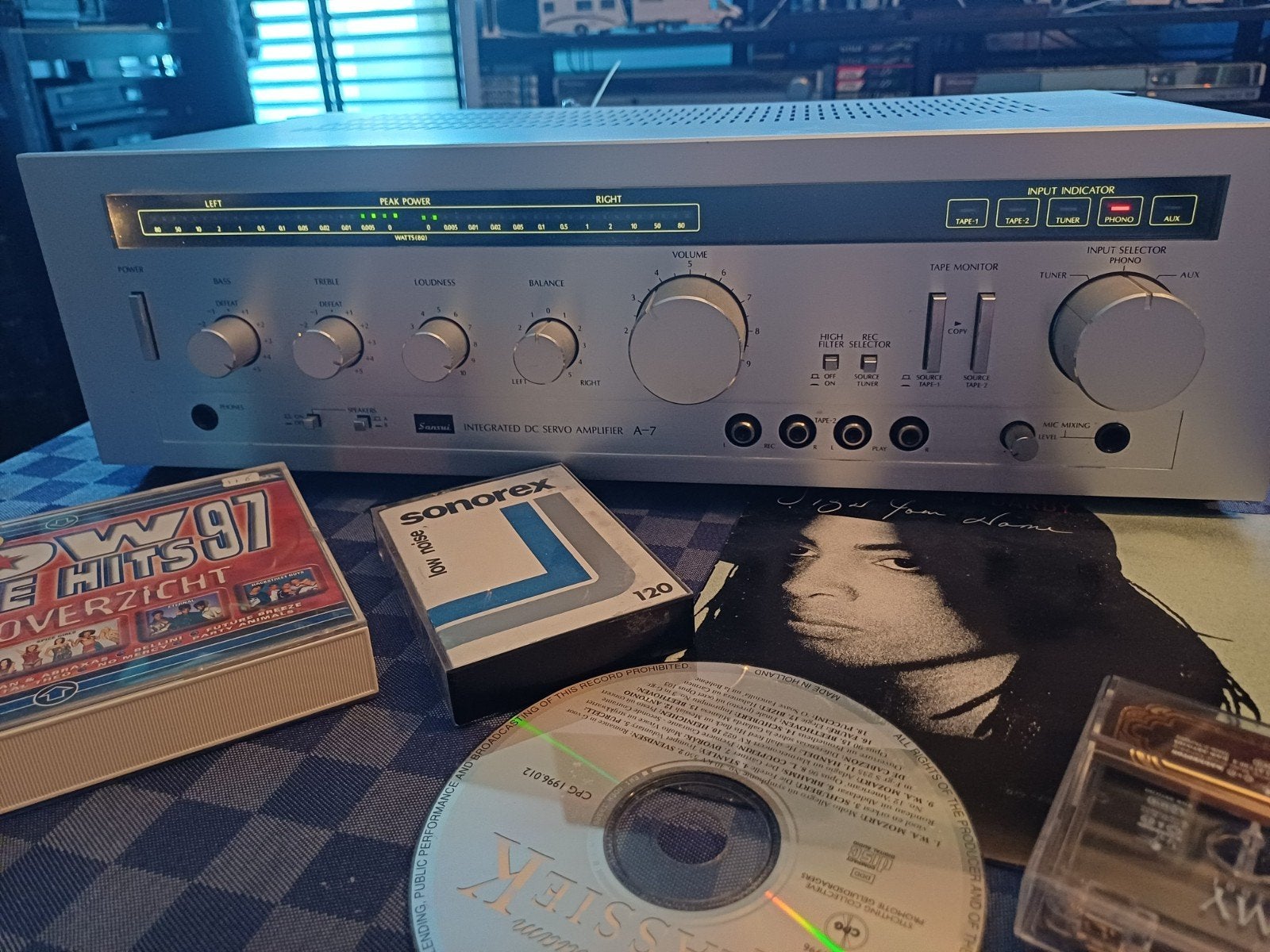 Sansui A-7 Master Integrated Amplifier (1980-81), Audio, Tv en Foto, Versterkers en Receivers, Overige merken, Ophalen of Verzenden