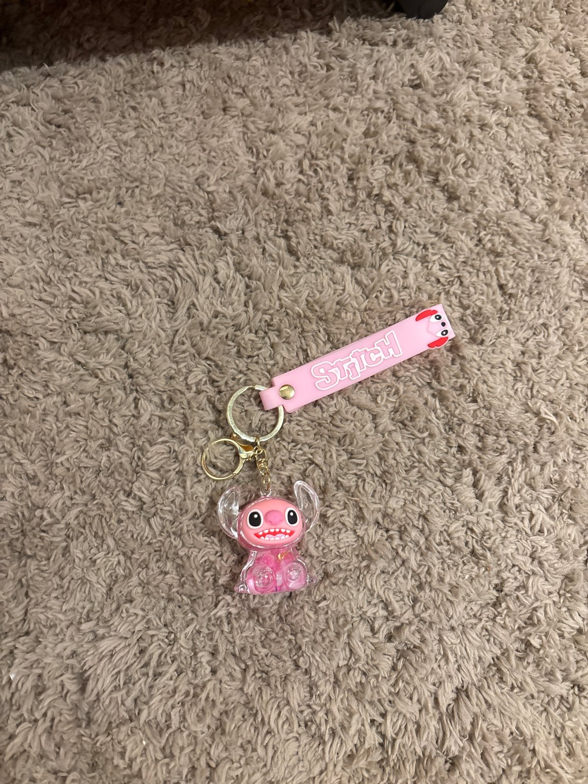Roze Stitch sleutelhanger - Lilo & Stitch, Verzamelen, Sleutelhangers, Ophalen, Nieuw, Knuffel of Figuurtje