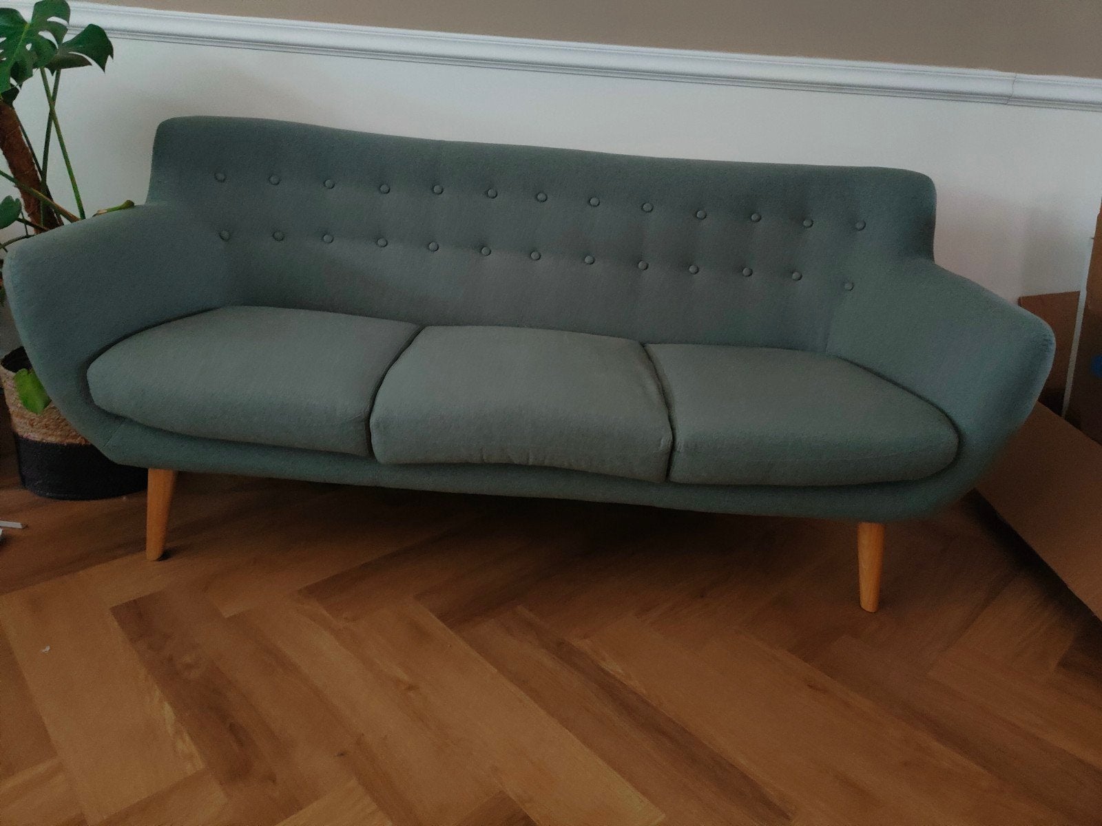 scandinavische bank 3 zits, 150 tot 200 cm, Driepersoons, 75 tot 100 cm, Ophalen of Verzenden