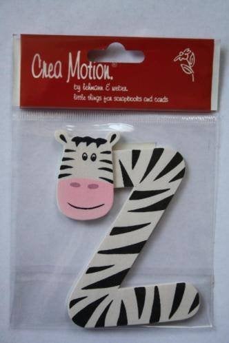 Crea Motion letter Z hoog 7,5 cm, Hobby en Vrije tijd, Ophalen of Verzenden, Nieuw, Versiering of Embellishment, Overige merken