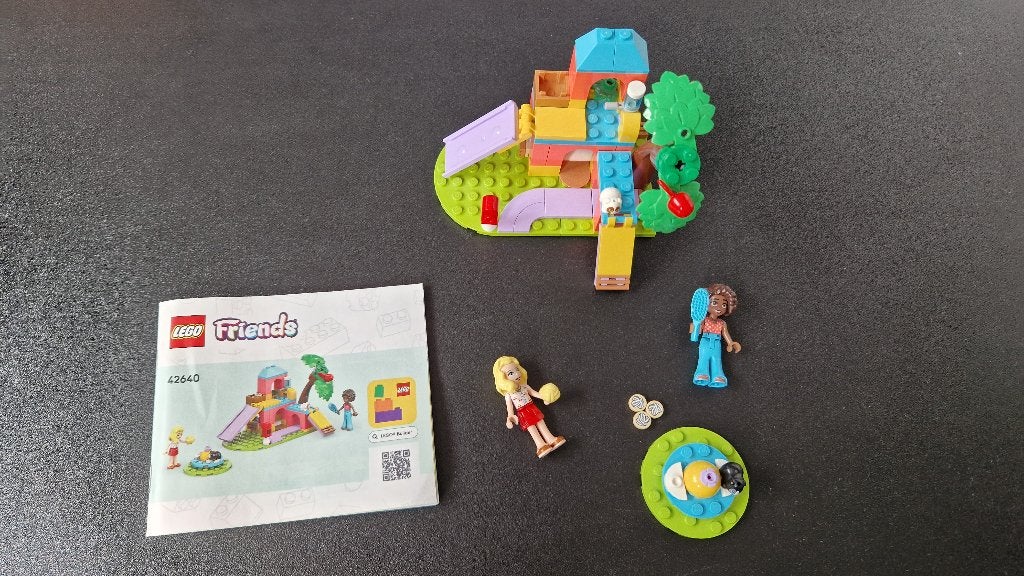 Lego Friends 42640 Cavia speeltuin COMPLEET met boekje, Lego, Friends, Ophalen of Verzenden, Zo goed als nieuw