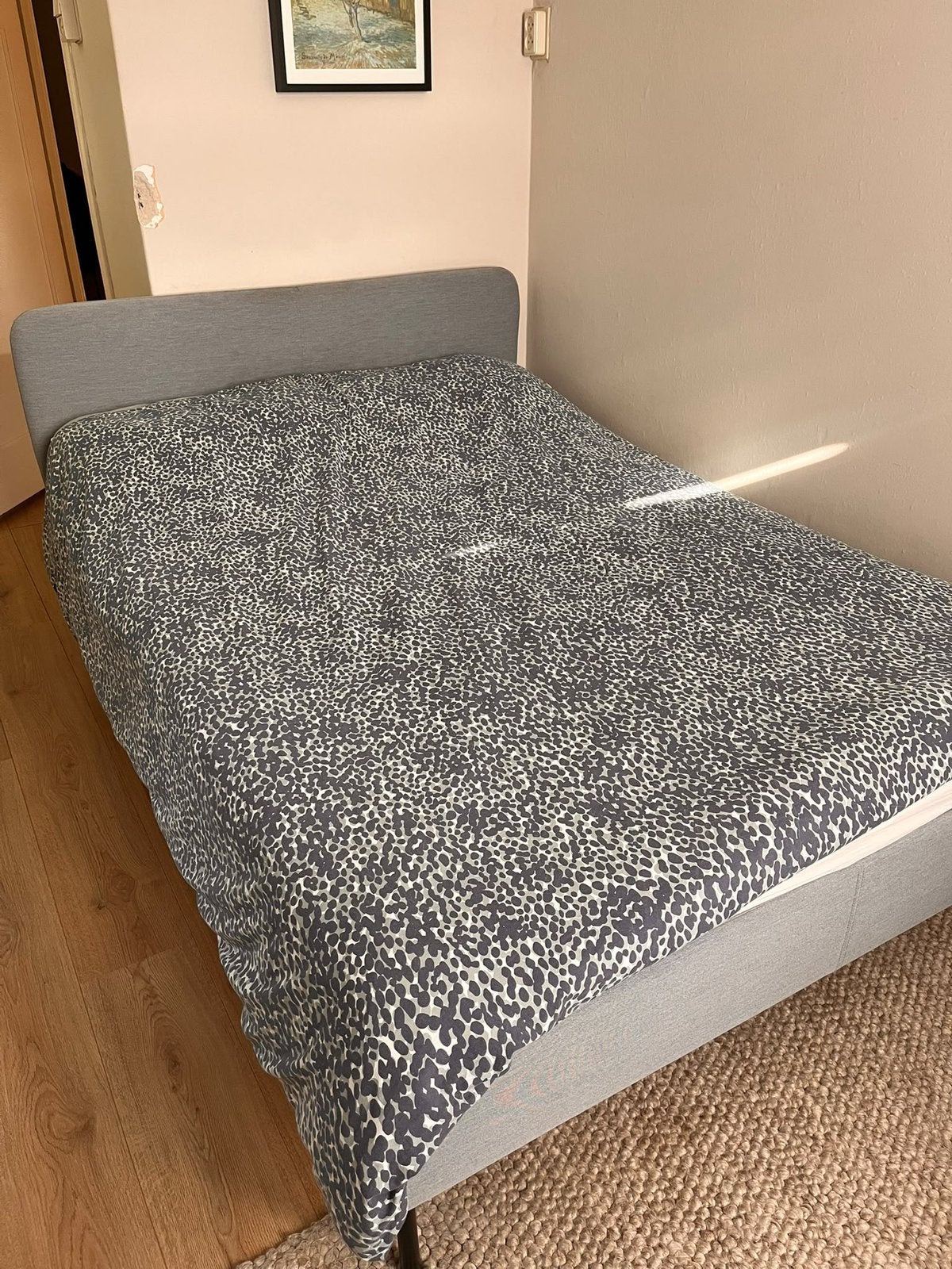 Slattum 140 x 200 incl goed matras, Huis en Inrichting, Ophalen, Tweepersoons, 140 cm, Zo goed als nieuw