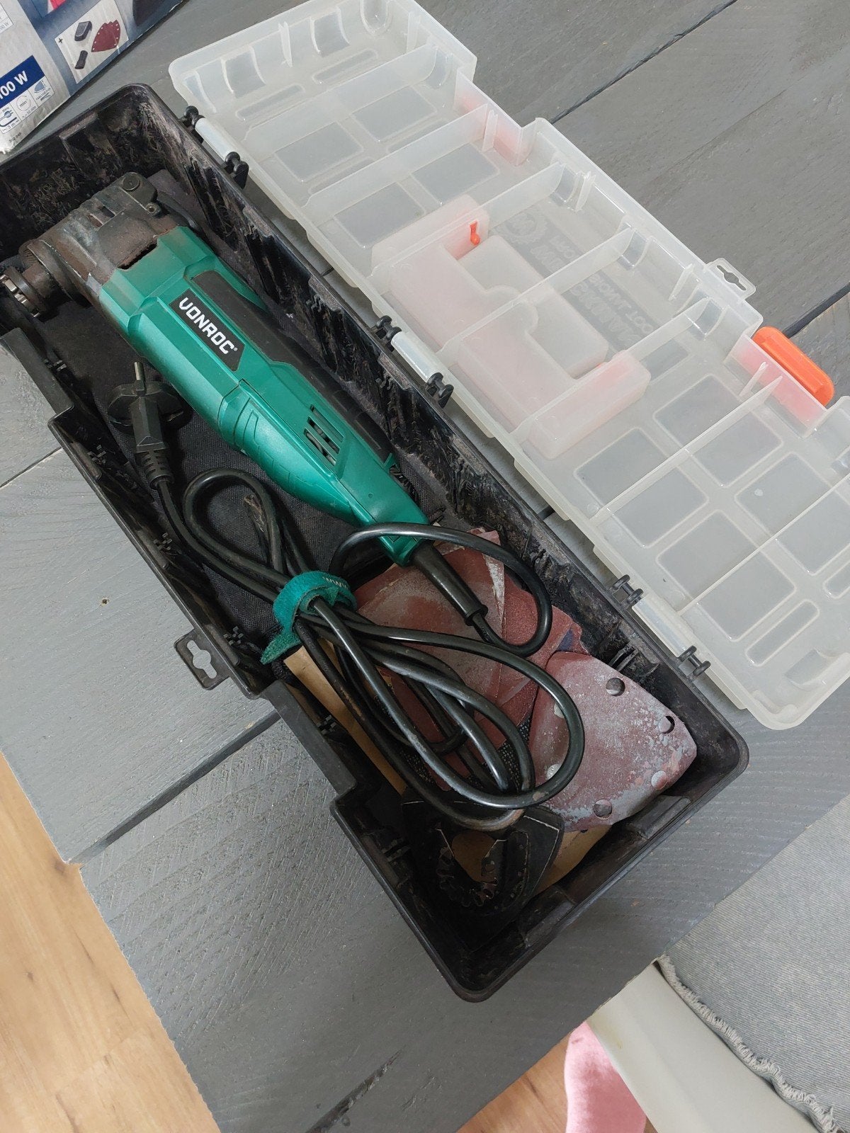 Vonroc Haakse Slijper - Gebruikt, Doe-het-zelf en Verbouw, Ophalen of Verzenden, Gebruikt, Minder dan 600 watt, Overige typen