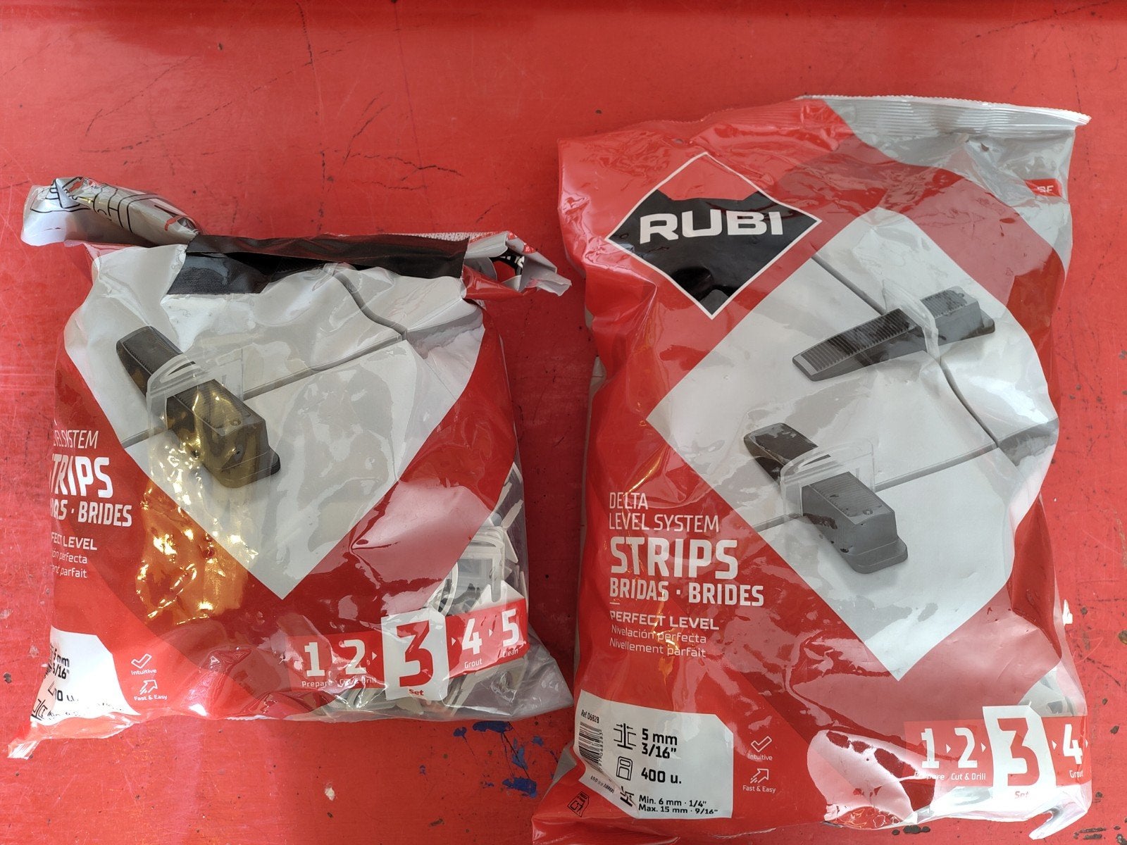 Rubi strips 5mm / 800 stuks / nivelleersysteem, Ophalen of Verzenden, Nieuw