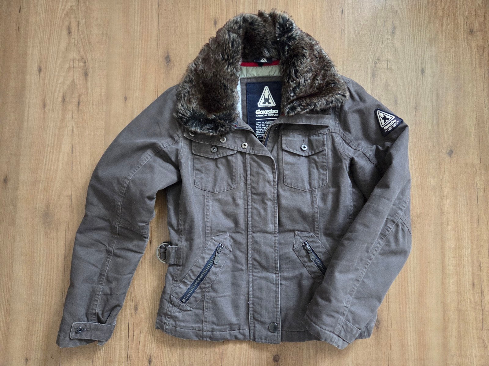 Gaastra dames winterjas bruin maat M, Gaastra, Bruin, Gedragen, Ophalen