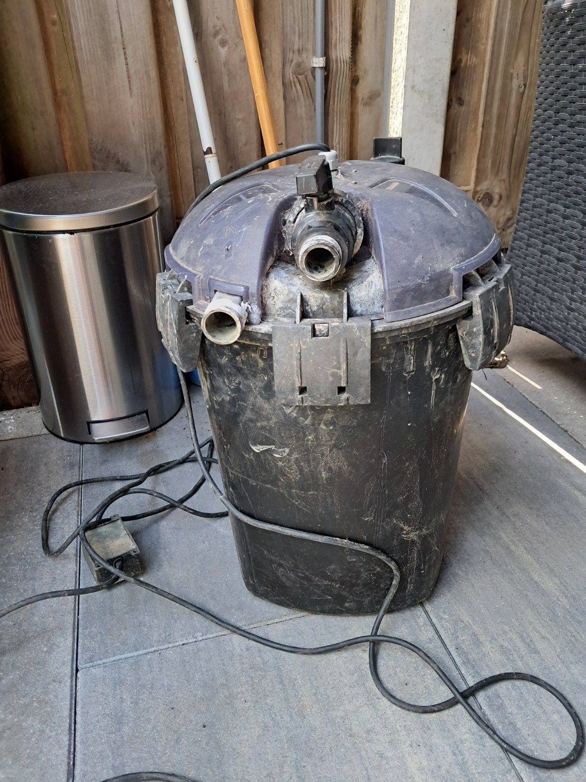 Hogedruk vijverfilter met UV-lamp, Tuin en Terras, Ophalen, Gebruikt, Vijverfilter