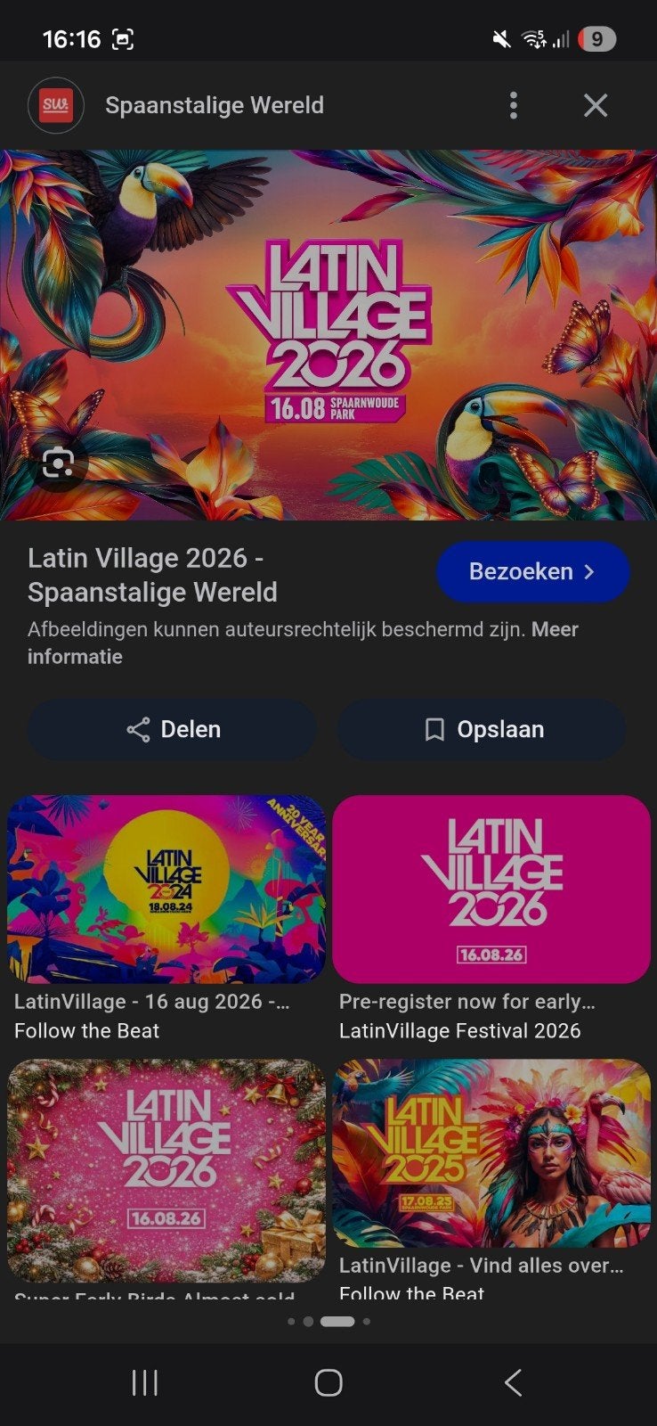 2 kaartjes Latinfestival Amsterdam, Twee personen