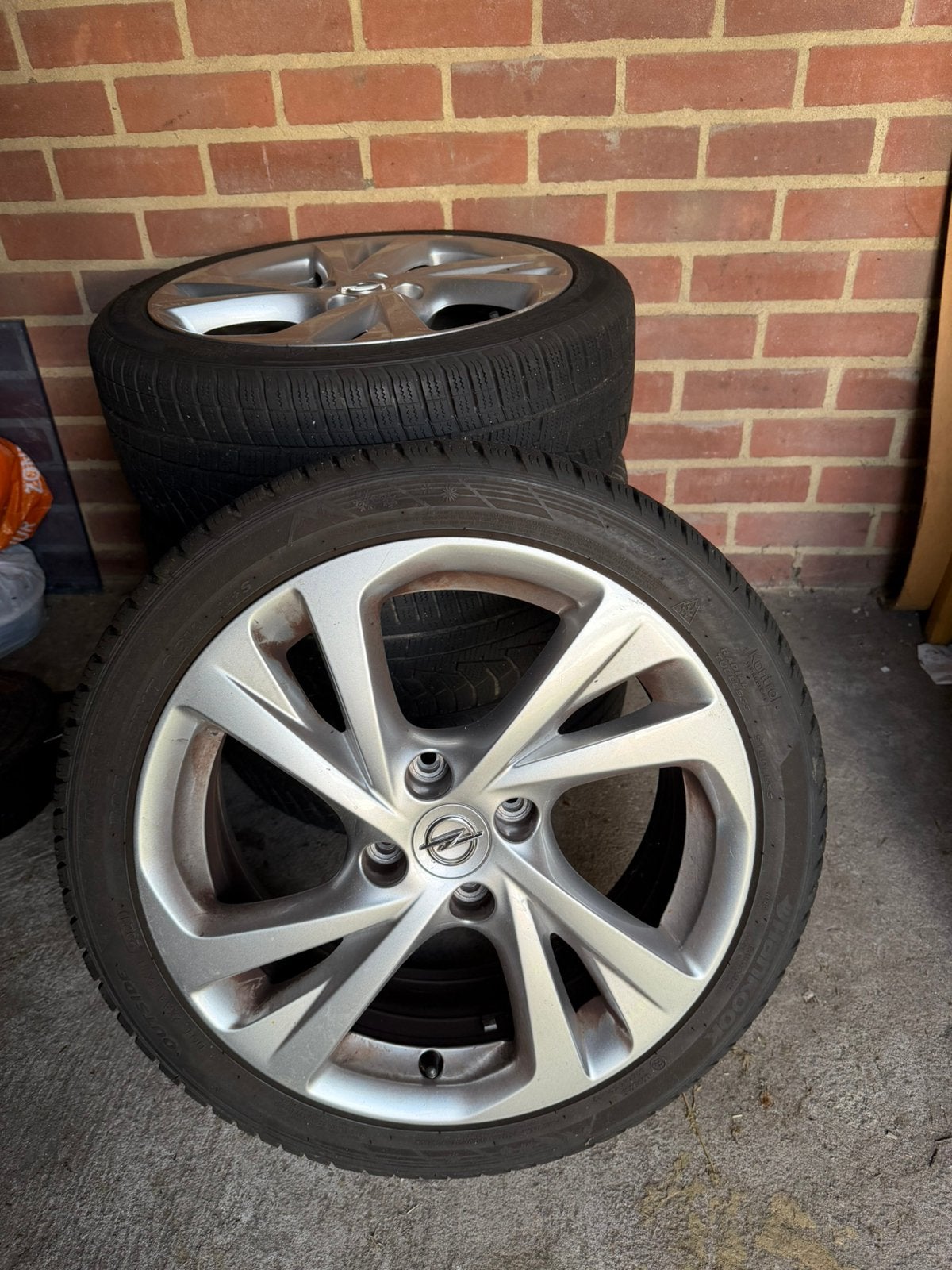 Velgen set met winterbanden, Auto-onderdelen, Banden en Velgen, Ophalen, 19 inch, Winterbanden, Banden en Velgen
