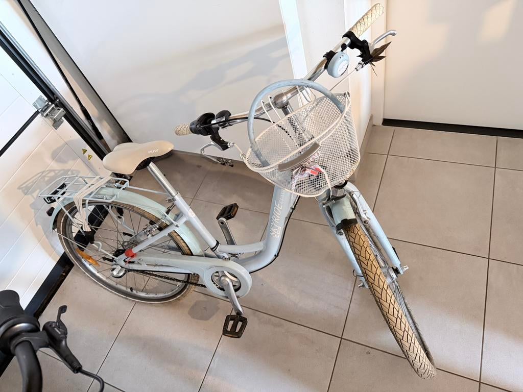 Puky Skyride 24 inch tetro blauwe, Ophalen of Verzenden, Gebruikt, Terugtraprem, 20 inch of meer