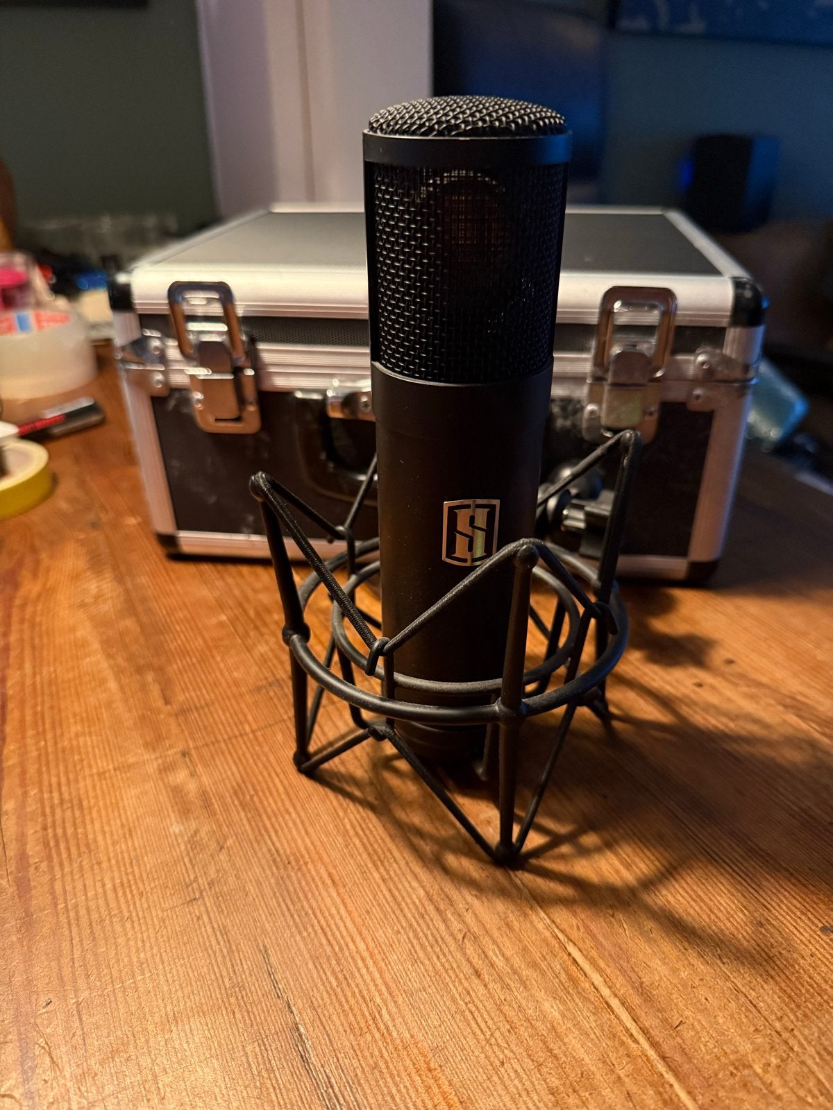 Slate Digital ML-1 Studiomicrofoon met Shockmount en Koffer, Ophalen of Verzenden, Zo goed als nieuw, Studiomicrofoon