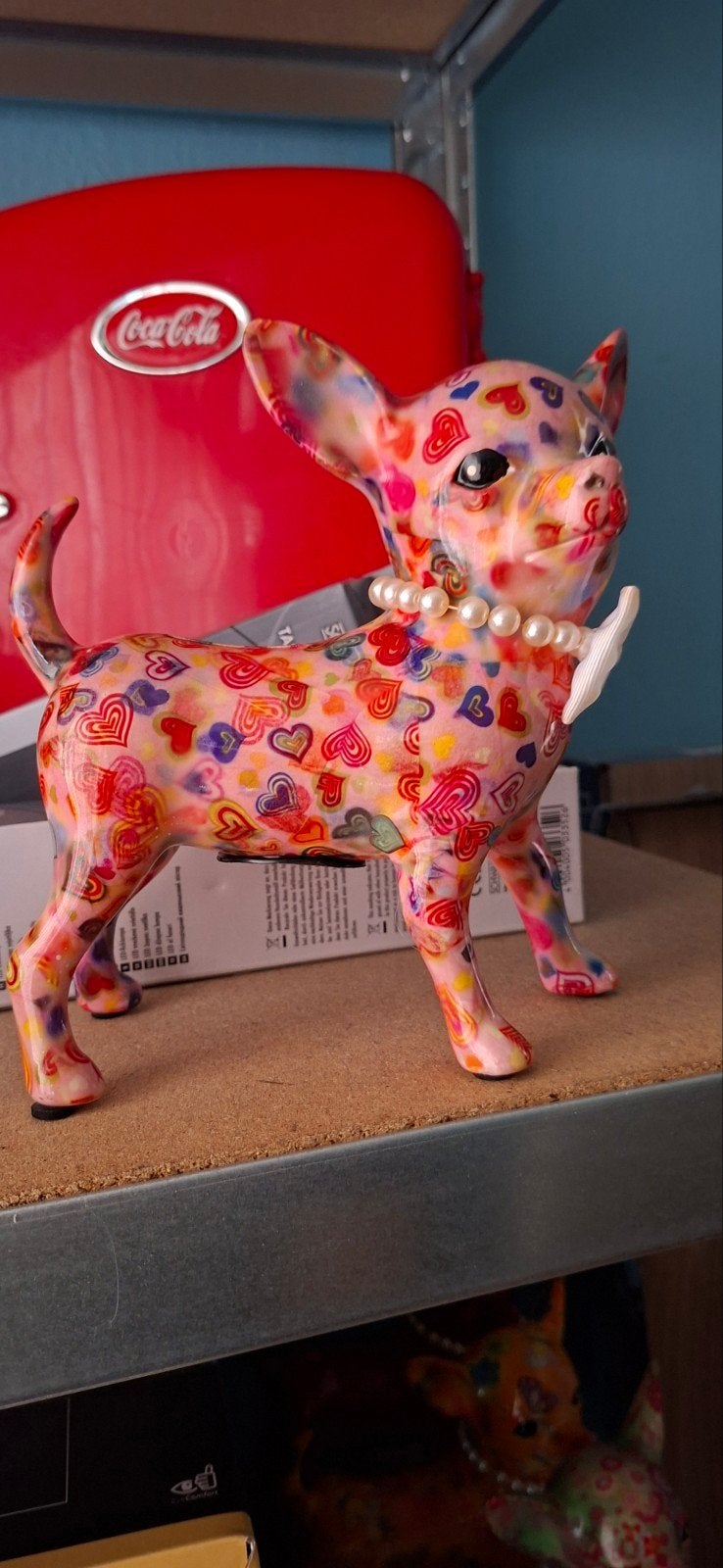 pomme pidou chihuahua's, Ophalen, Zo goed als nieuw, Steen, Aardewerk of Keramiek, Dier